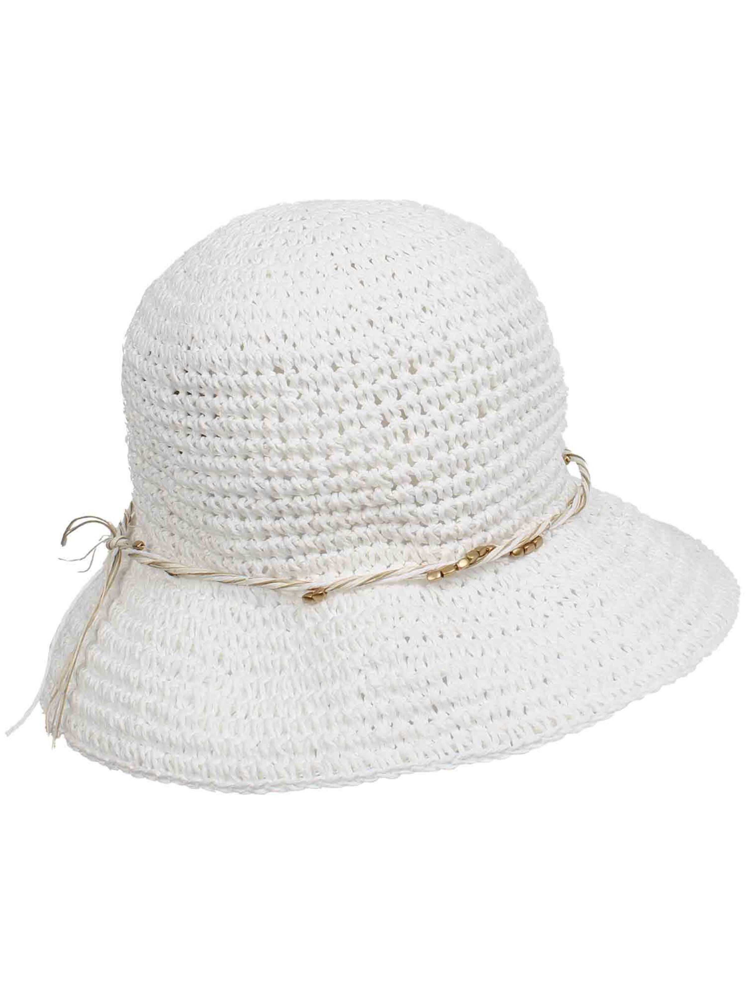 LOEVENICH Hut in Weiß: Vorderseite