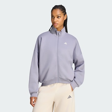 ADIDAS SPORTSWEAR - Sudadera con cremallera deportiva 'Studio' en lila: frente