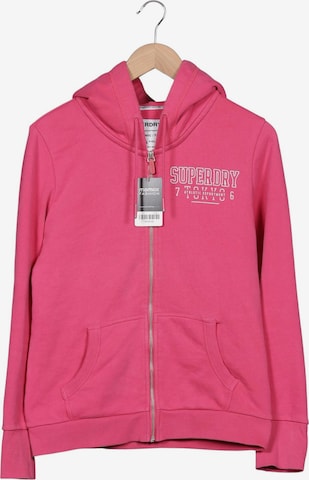 Superdry Kapuzenpullover L in Pink: Vorderseite