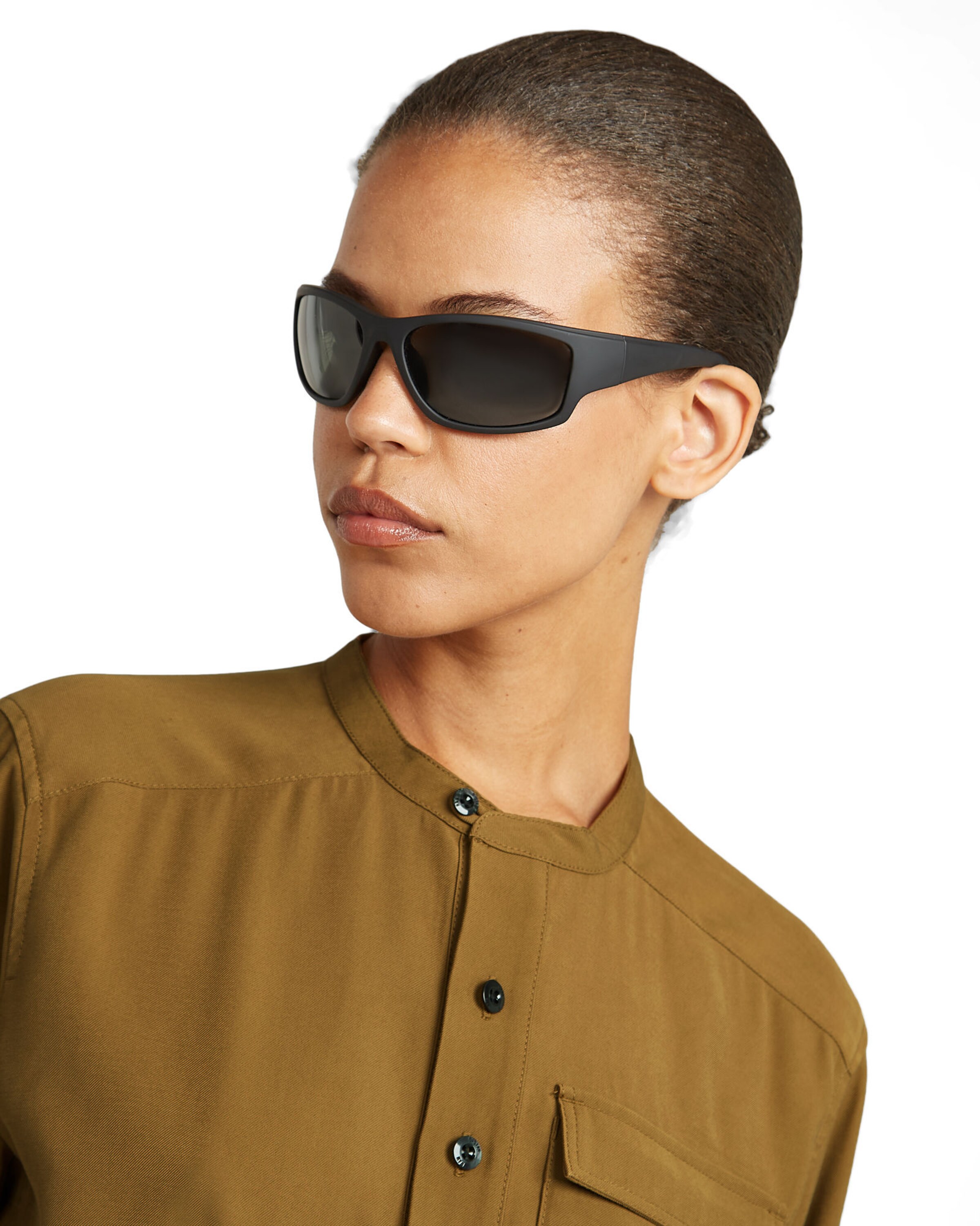 G-STAR Kleid 'Fluid' in Braun