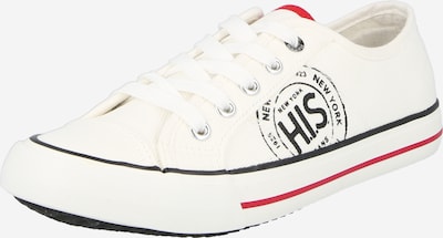 Sneaker low H.I.S pe roșu / negru / alb, Vizualizare produs