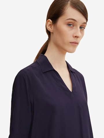 TOM TAILOR Blouse in Blue