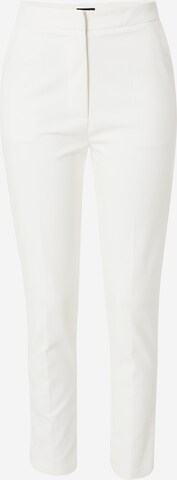 Regular Pantalon à plis Karen Millen en beige : devant