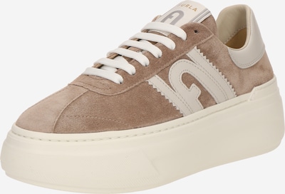 Sportbačiai be auliuko 'NUAGE' iš FURLA, spalva – nebalintos drobės spalva / tamsi smėlio, Prekių apžvalga