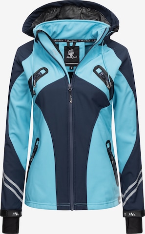 Rock Creek Outdoorjacke in Blau: Vorderseite