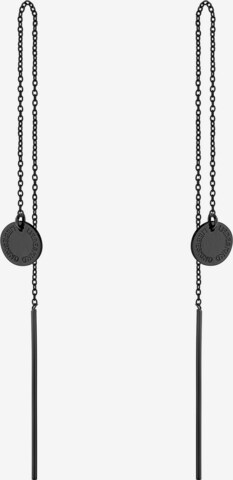 Boucles d'oreilles Liebeskind Berlin en noir : devant