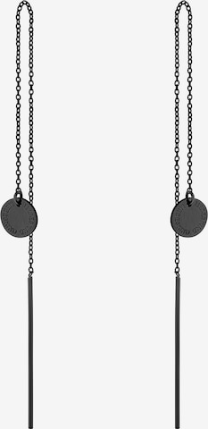 Boucles d'oreilles Liebeskind Berlin en noir : devant