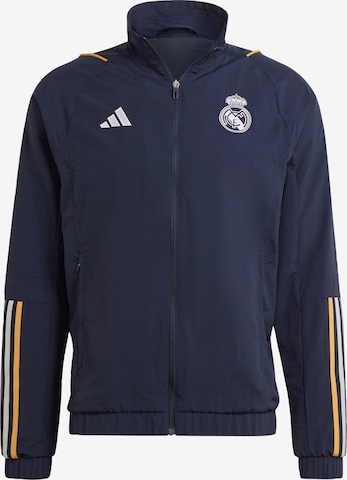 ADIDAS PERFORMANCE Athletic Jacket 'Real Madrid Tiro 23' in Blue: front