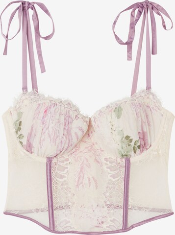 INTIMISSIMI Corsage 'SECRET GARDEN' in White: front