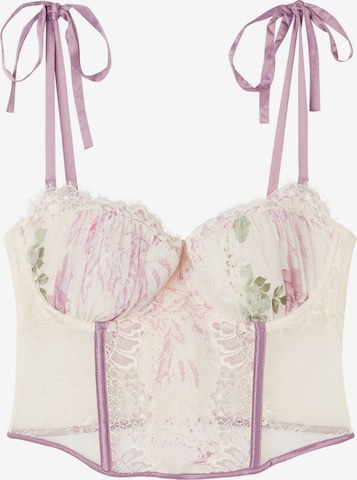 INTIMISSIMI Corsage 'SECRET GARDEN' in White: front