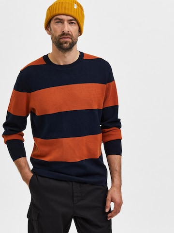 SELECTED HOMME Pullover 'Martin' in Blau