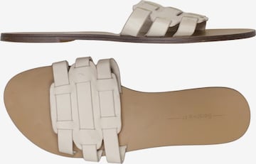 Bershka Sandalen 37 in Weiß: Vorderseite