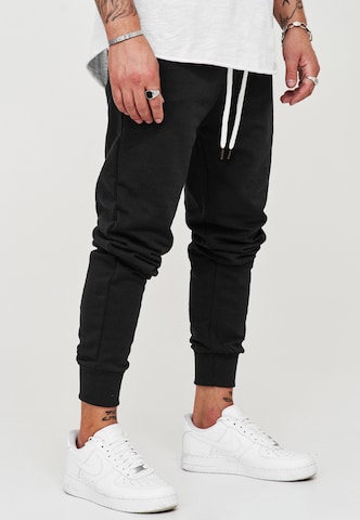 behype Slim fit Pants 'JOGGERY' in Black