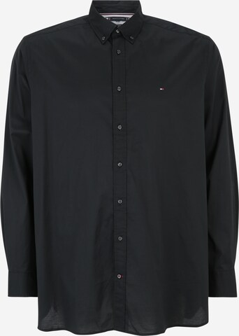 Tommy Hilfiger Big & Tall - Regular Fit Camisa em preto: frente