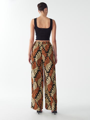 Willa Wide Leg Hose in Orange: Rückseite