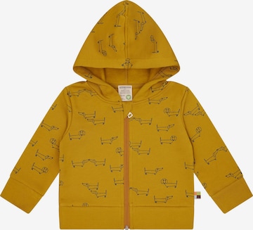 loud + proud Zip-Up Hoodie in Yellow: front