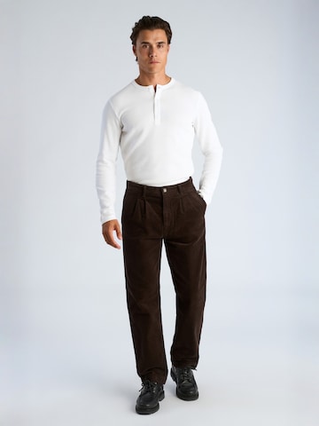 Lindbergh Wide leg Trousers in Brown