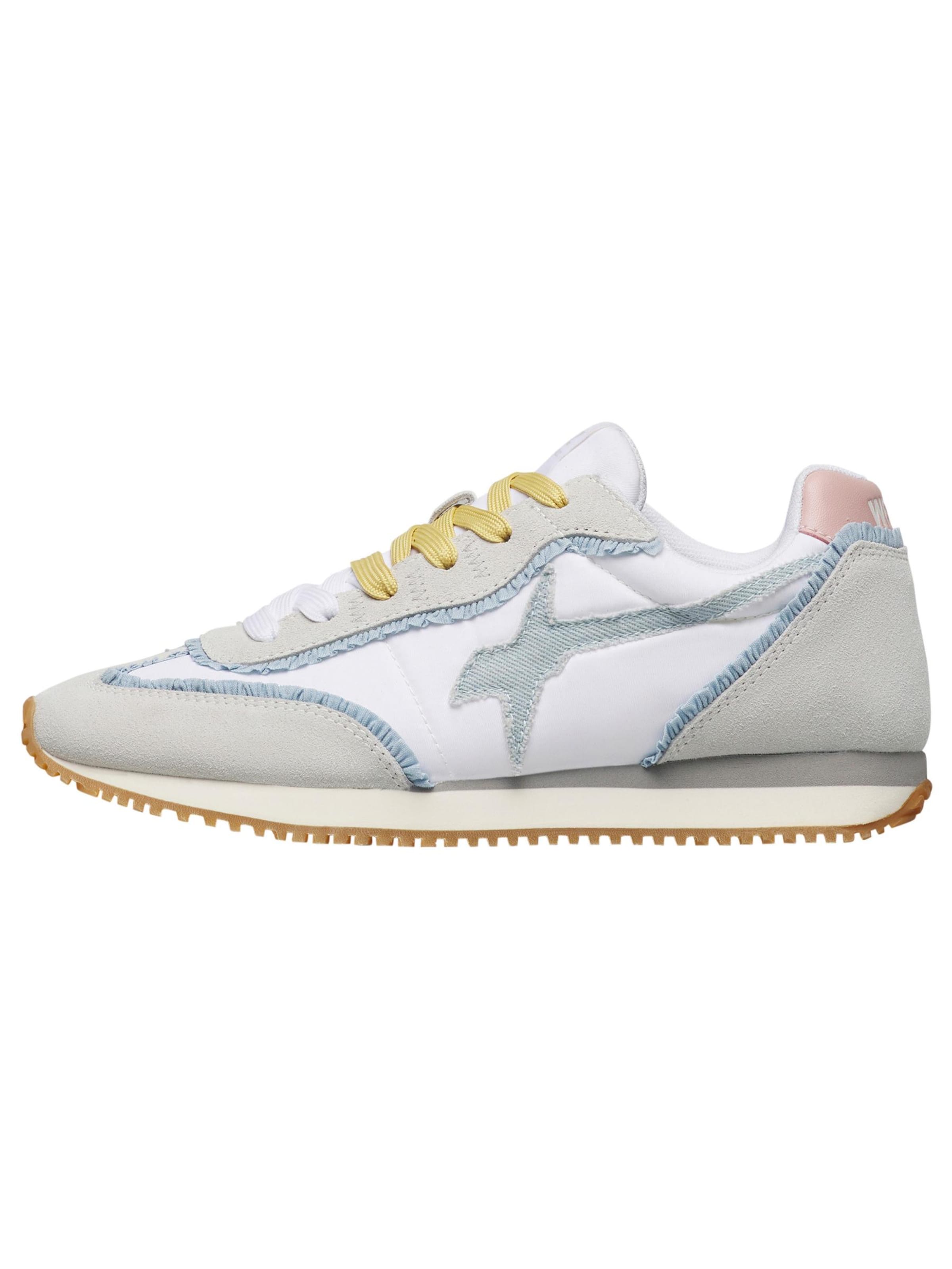 W6YZ Platform trainers 'SAMOA-UNI.' in White: front