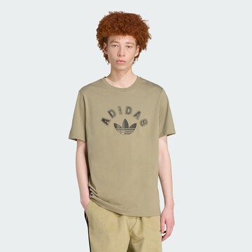 ADIDAS ORIGINALS Shirt 'Tartan' in Groen: voorkant