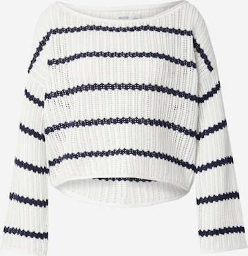 balts HOLLISTER Džemperis: no priekšpuses