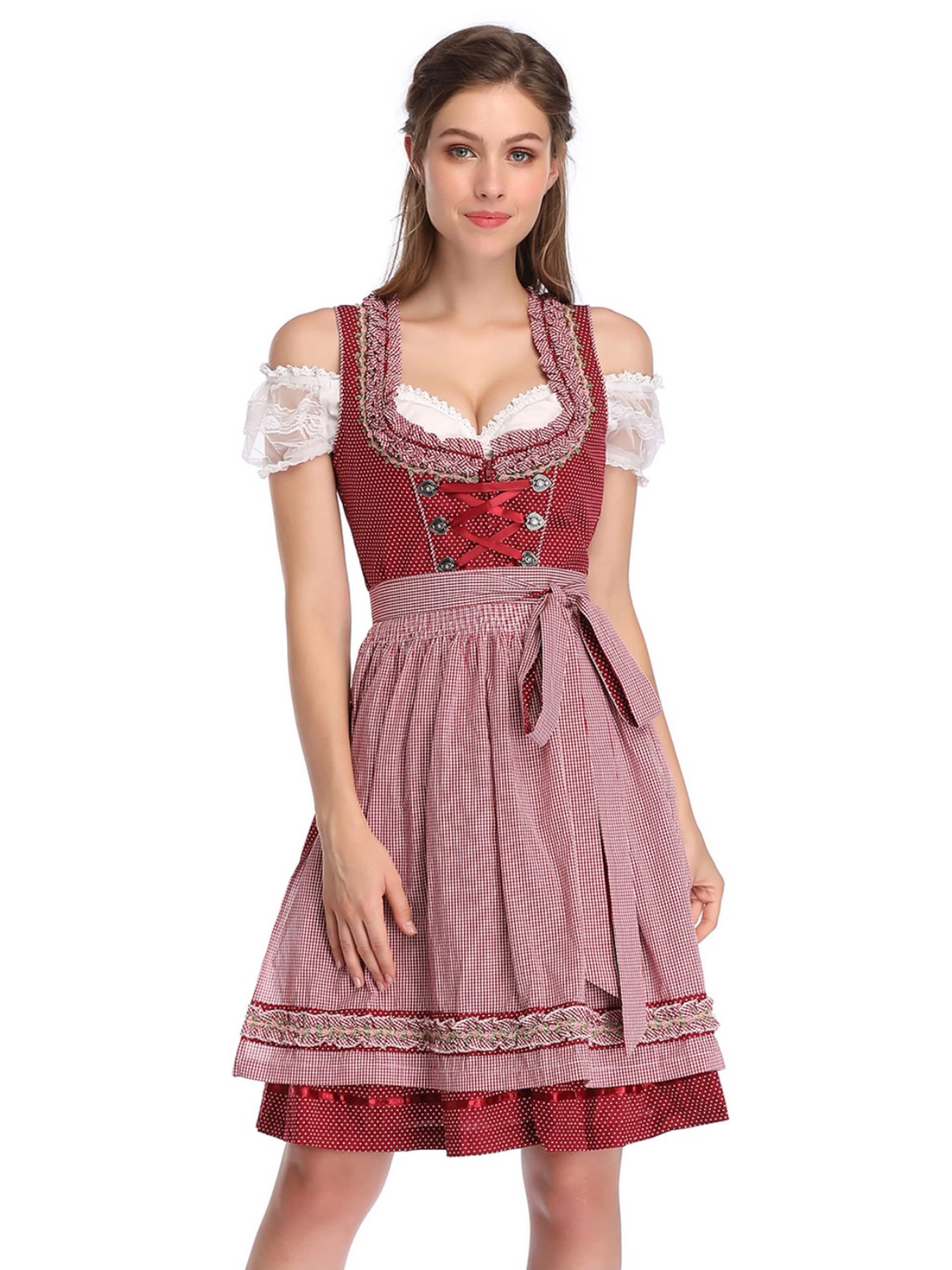 Yesfashion Dirndl in Red