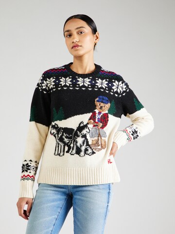 Polo Ralph Lauren Pullover 'DOGSLEDCN' in Beige: Vorderseite