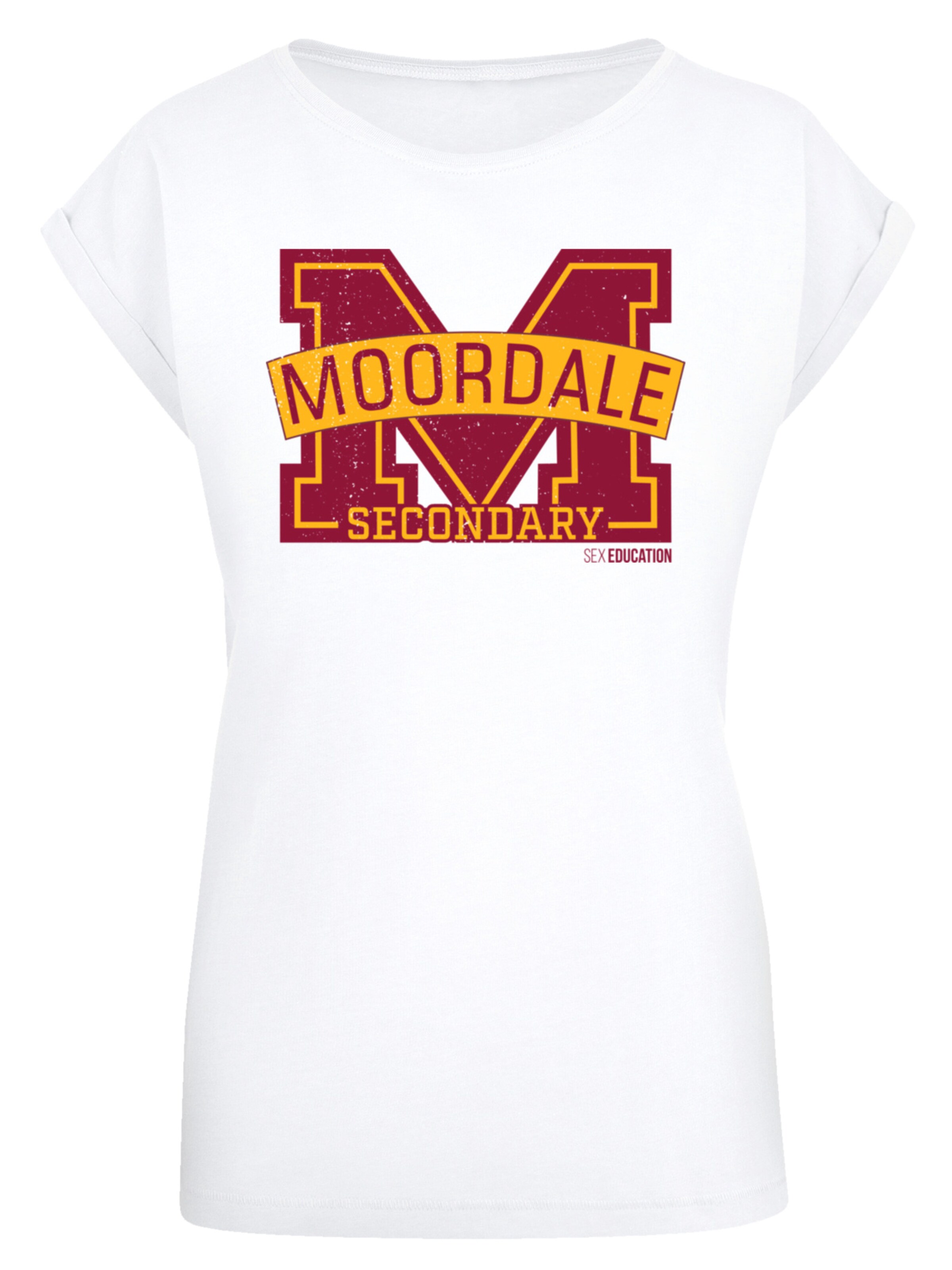 F4NT4STIC Shirt in Wit: voorkant