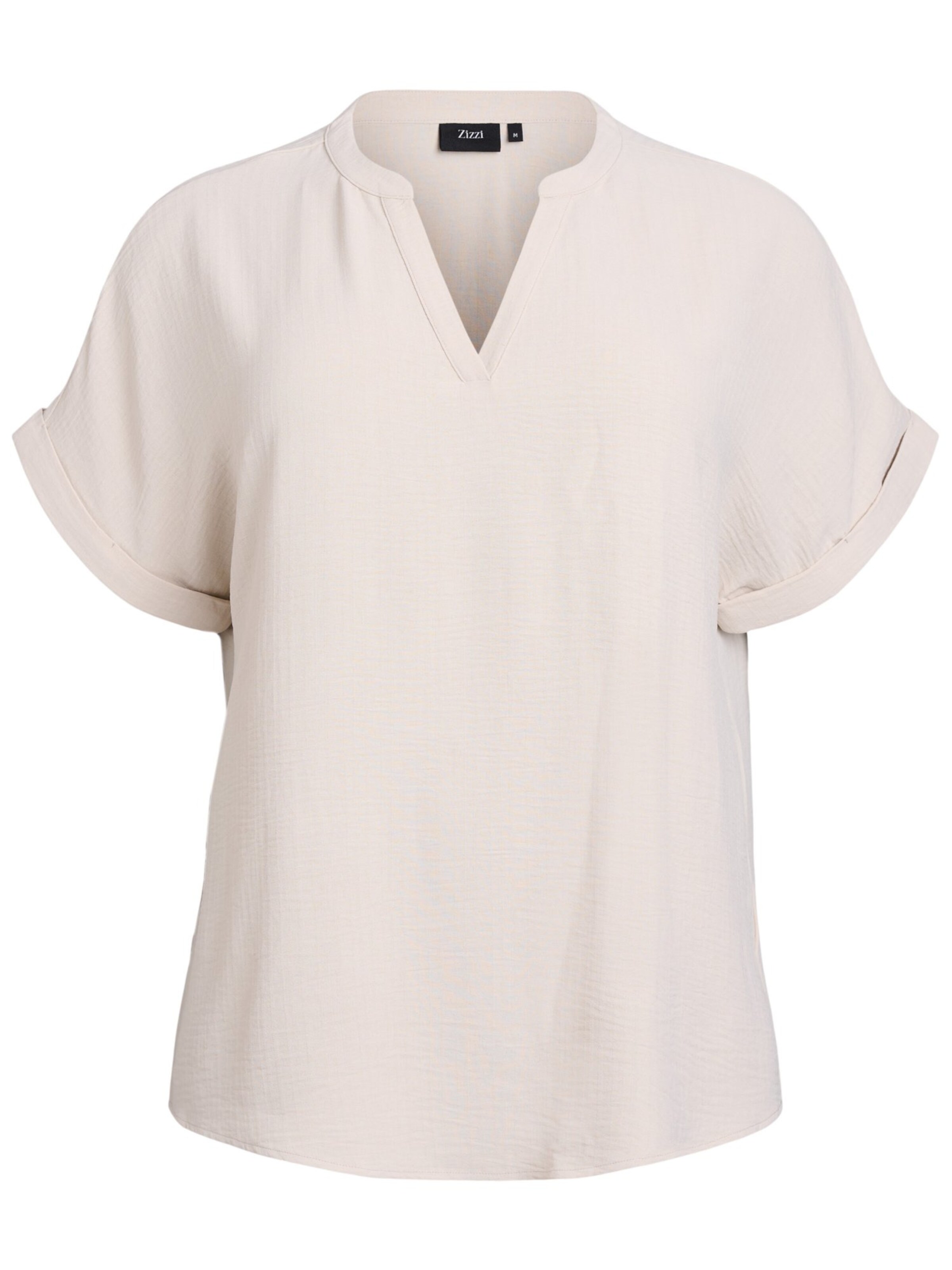 Zizzi Pluus 'Vnilla', värv beež: eest vaates