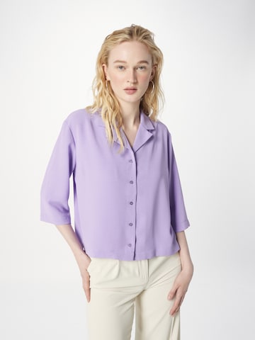 modström Blouse 'Aaliyah' in Lila: voorkant