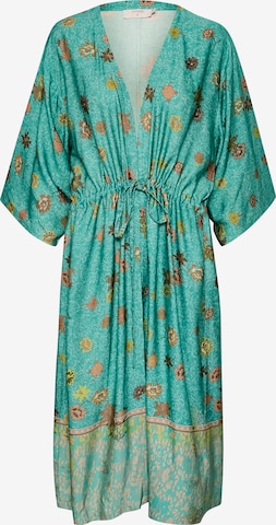 Kimono 'Emmelia' Cream en vert : devant