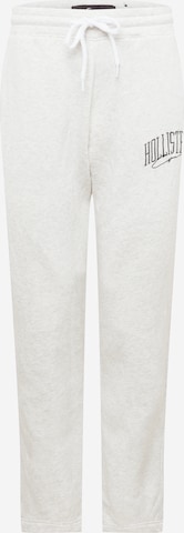 Pantaloni 'VARSITY' di HOLLISTER in grigio: frontale