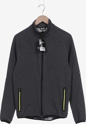 Reebok Sweatshirt & Zip-Up Hoodie in M in Grey: front