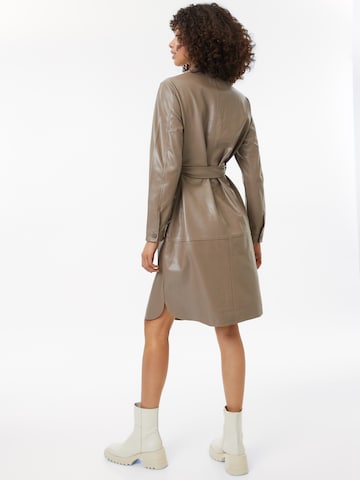 ONLY Shirt Dress 'AINO' in Brown