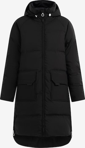 DreiMaster Maritim Winter Coat in Black: front