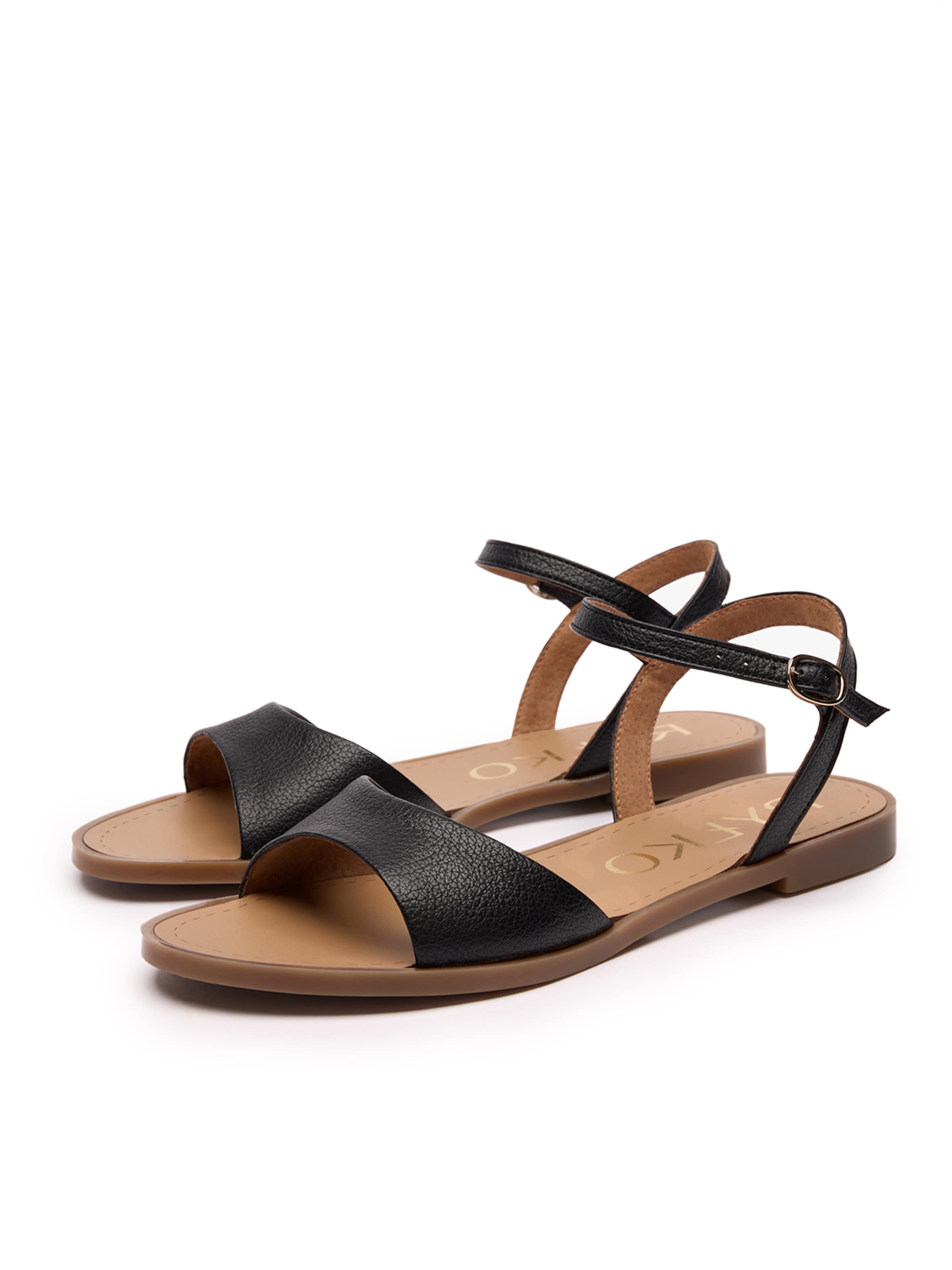 RYŁKO Σανδάλι σε μαύρο