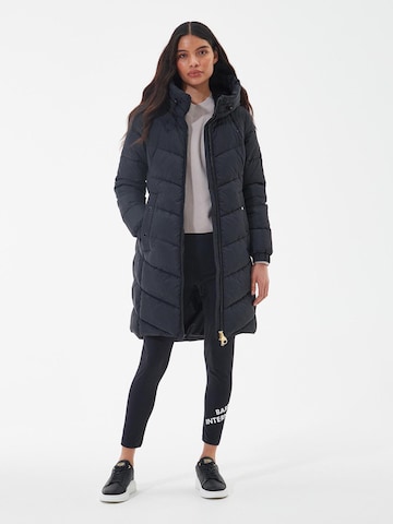 Barbour International Winter Coat in Black