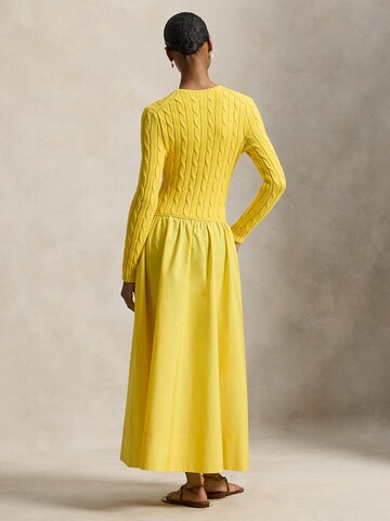 Rochie de la Polo Ralph Lauren pe galben