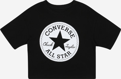 CONVERSE Μπλουζάκι σε μαύρο / λευκό, Άποψη προϊόντος