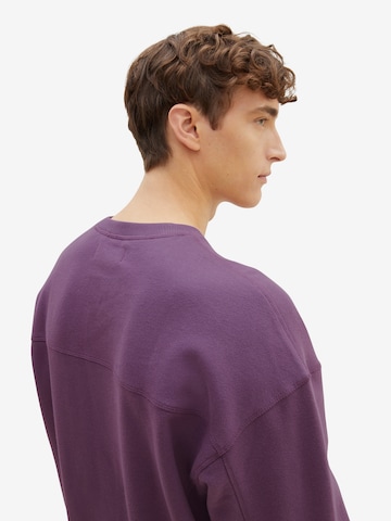 TOM TAILOR DENIM - Sweatshirt em roxo