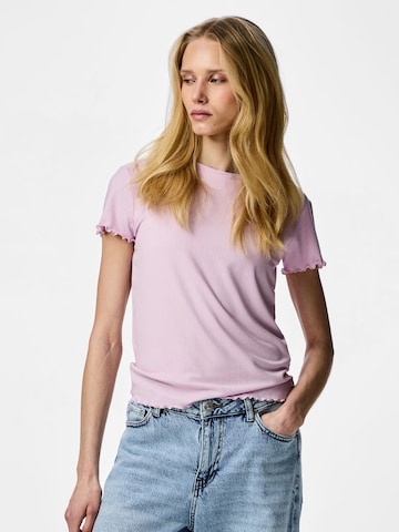 Maglietta 'Nicca' di PIECES in rosa: frontale