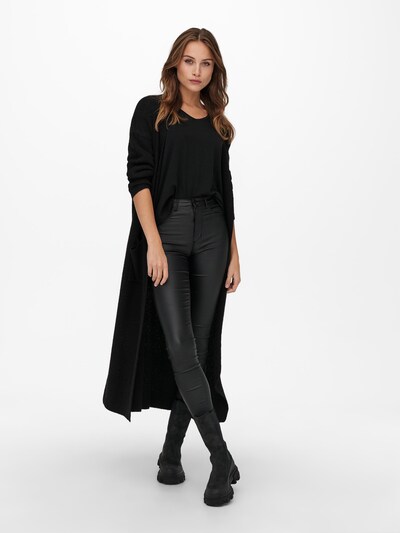 Palton tricotat 'Lucca' ONLY pe negru, Vizualizare model