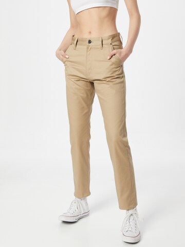 Pantaloni chino di G-Star RAW in beige: frontale