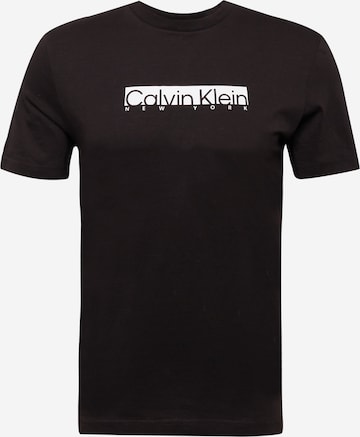 T-Shirt Calvin Klein en noir : devant