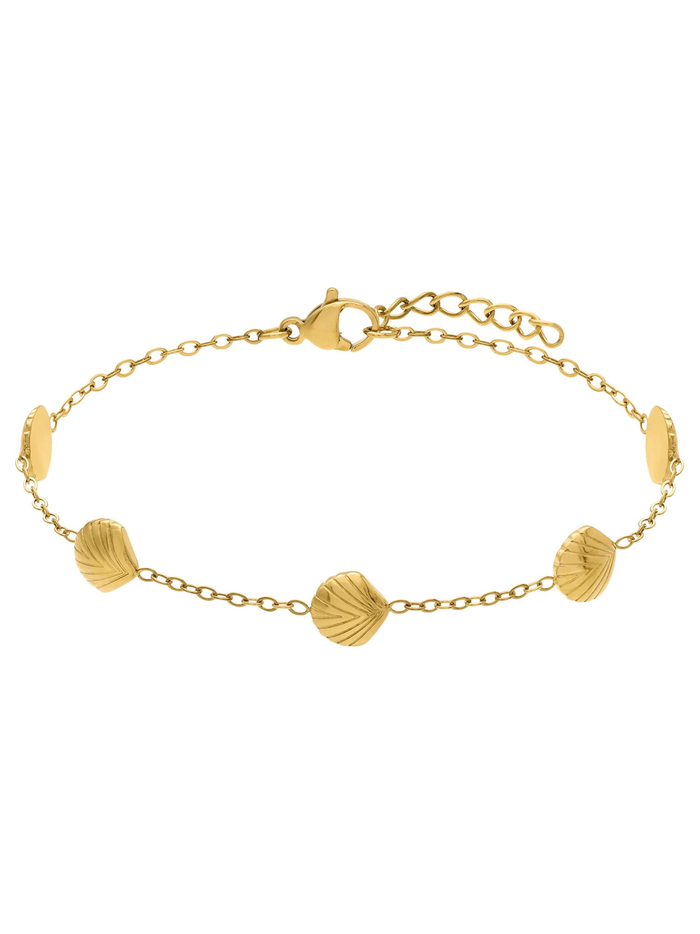 Lucardi Armband 'Statement' in Goud: voorkant
