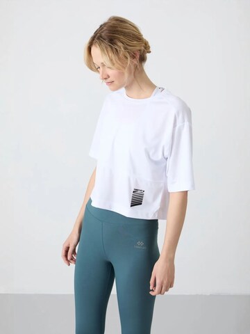Maglia extra large di Tommy Life in bianco