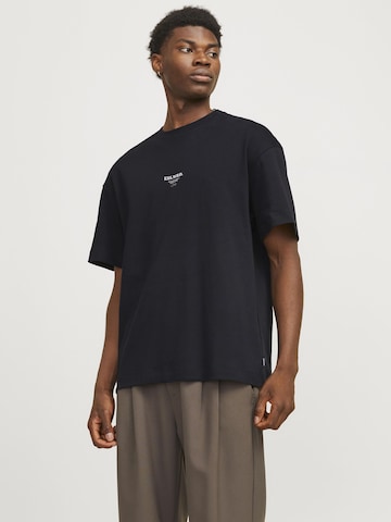 JACK & JONES Shirt 'JJEURBAN EDGE STUDIO' in Zwart: voorkant