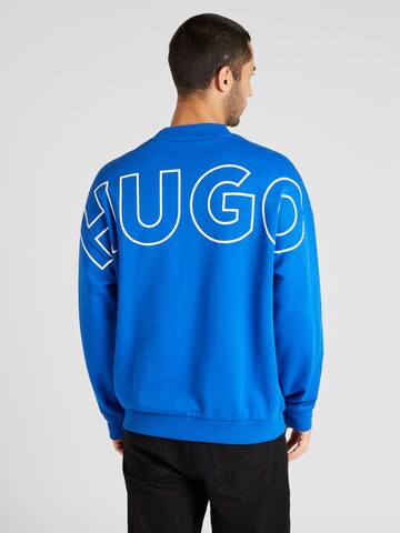 HUGO Sweatshirt 'Noriche' in Blauw