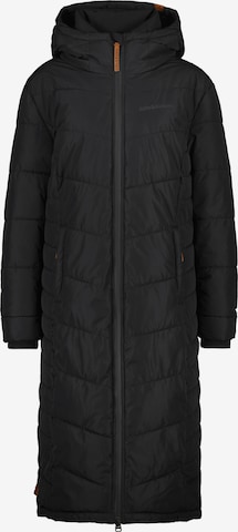 alife & kickin Between-Seasons Coat 'JuaAK A' in Black: front