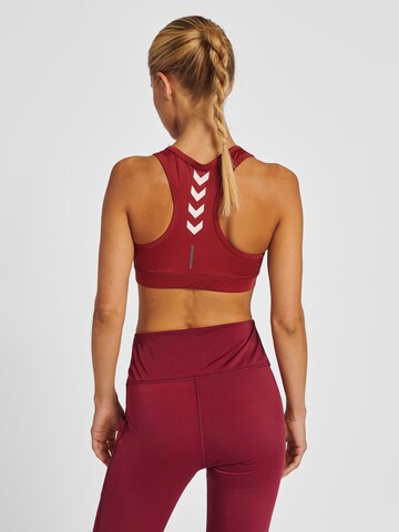 Hummel Bustier Sports-BH i rød