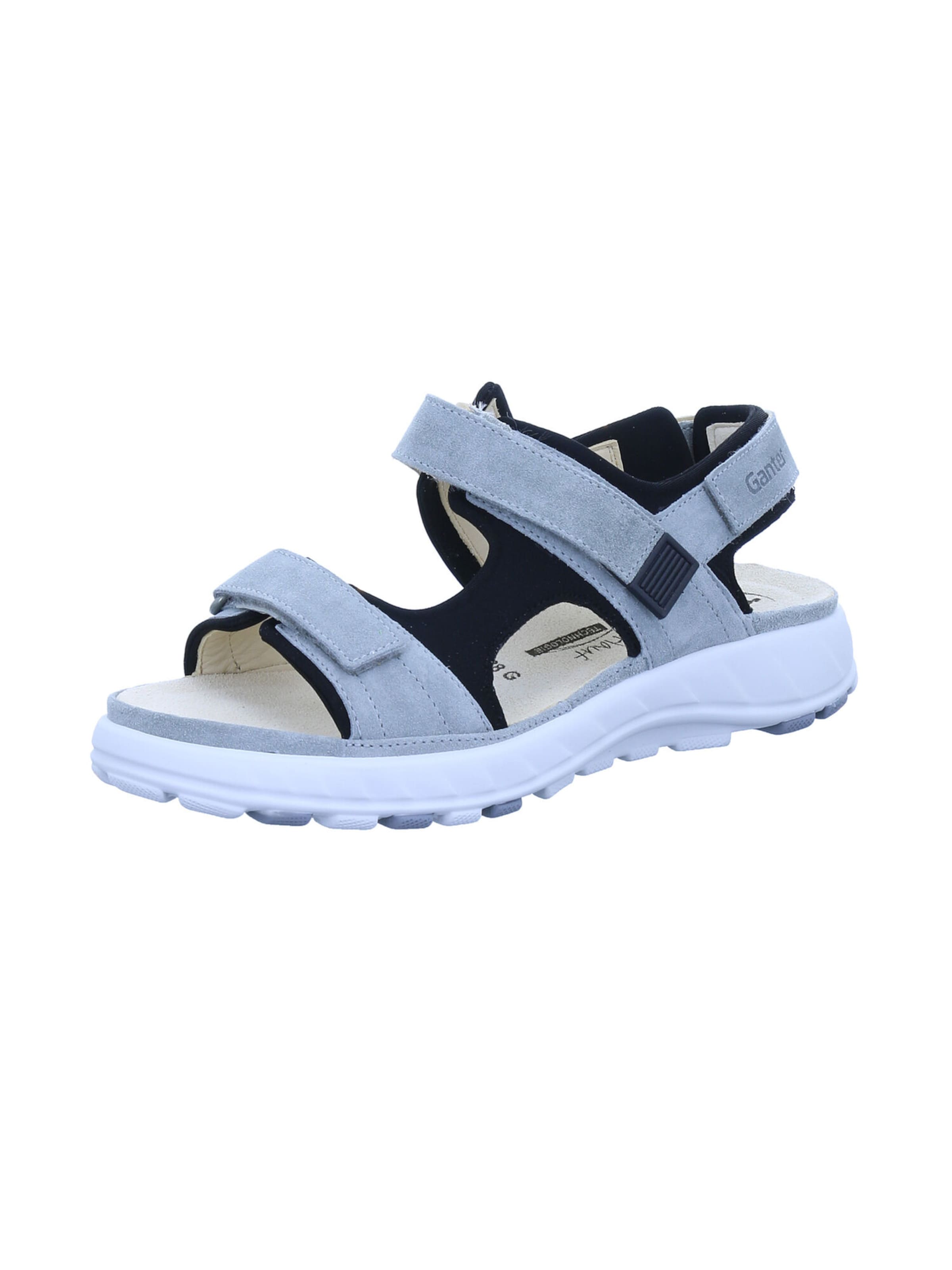 Ganter Hiking Sandals 'Geva' in Grey: front